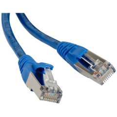 Патч-корды медные Hyperline PC-LPM-STP-RJ45-RJ45-C5e-0.5M-LSZH-BL