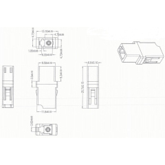 Hyperline FA-P00Z-LC/LC-N/WH-BG