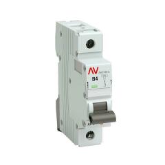 Выключатель автоматический модульный Выключатель автоматический модульный 1п B 4А 6кА AV-6 AVERES EKF mcb6-1-04B-av