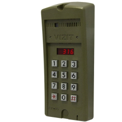 Вызывная панель аудиодомофона VIZIT БВД-316F