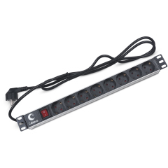 Компоненты для щитов и шкафов Cabeus PDU-8P-2EU