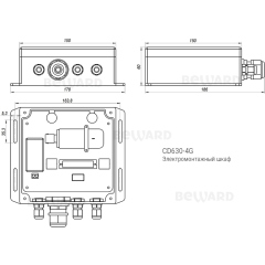 IP-камера  Beward CD630-4G(3.6 mm)