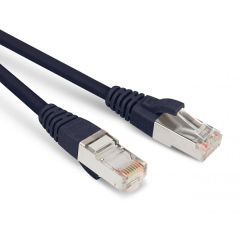 Патч-корды медные Hyperline PC-LPM-STP-RJ45-RJ45-C5e-3M-LSZH-BK