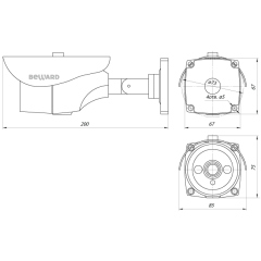 IP-камера  Beward CD630-4G(3.6 mm)