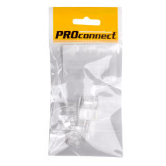 Разъем RJ-45(8P8C) под витую пару, UTP, CAT 5e, пакет, 5шт. PROconnect