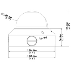 IP-камера  MicroDigital MDC-M8040VTD-2A