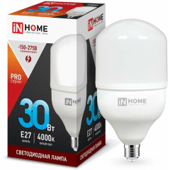 Лампа светодиодная LED-HP-PRO 30Вт 230В 4000К E27 2700лм IN HOME 4690612031071