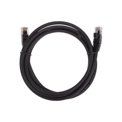 Патч-корд U/UTP, CAT 6, RJ45-RJ45, 26AWG, LSZH, черный, 2м REXANT (02-0292-2)