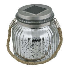 Освещение иллюминационное Светильник садовый USL-M-211/GN120 SILVER JAR IP44 солнечная батарея Uniel UL-00003209