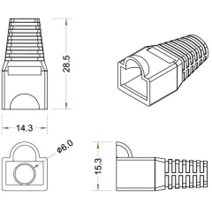 Amatek AVC-Cover-RJ45(7000486)