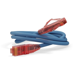 Патч-корды медные Hyperline PC-LPM-UTP-RJ45-RJ45-C5e-1M-LSZH-BL