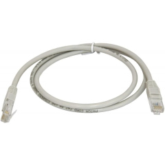 Патч-корды медные Hyperline PC-LPM-UTP-RJ45-RJ45-C5e-0.3M-LSZH-GY