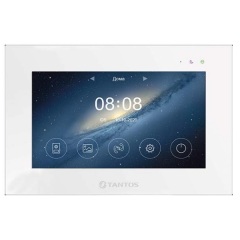 Монитор видеодомофона с памятью Tantos Marilyn HD Wi-Fi IPS (White)