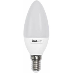 Лампа светодиодная PLED-SP C37 9Вт свеча 5000К холод. бел. E14 820лм 230В JazzWay 2859488A