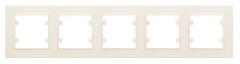 Рамка 5-м Karea горизонт. крем. Makel 56010705