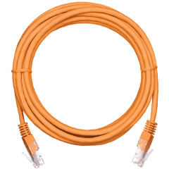 Патч-корды медные NETLAN EC-PC4UD55B-BC-PVC-020-OR-10