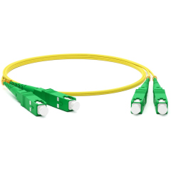 Патч-корды оптические Hyperline FC-D2-9-SC/AR-SC/AR-H-3M-LSZH-YL