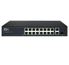 Коммутаторы POE RVi-1NS16F-1T-1C