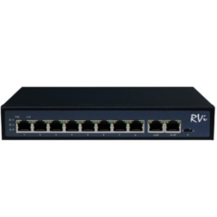 Коммутаторы POE RVi-1NS08F-2T