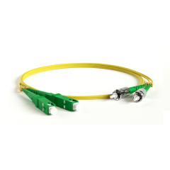 Патч-корды оптические Hyperline FC-D2-9-SC/AR-ST/AR-H-10M-LSZH-YL