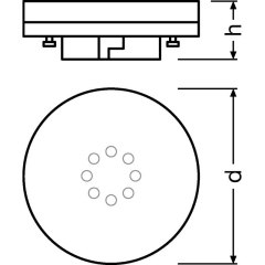 Лампа светодиодная LED Value LVGX70150 20SW/830 230В GX70 10х1 RU OSRAM 4058075582361