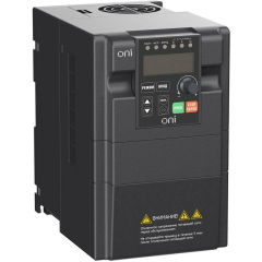 Преобразователь частоты A150 380В 3ф 2.2кВт 6А встроенный торм. модуль ONI A150-33-22NT