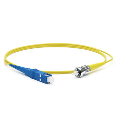 Патч-корды оптические Hyperline FC-S2-9-SC/UR-ST/UR-H-1M-LSZH-YL