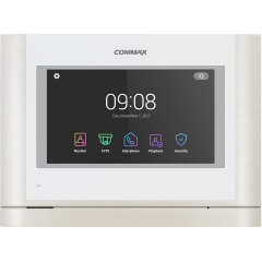 Сопряженные видеодомофоны Commax CDV-704MF/VZ белый