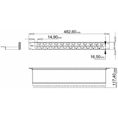 Hyperline PPBL3-19-24S-RM