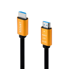 Кабель HDMI - HDMI 2,0, 2м, Gold REXANT