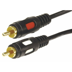 REXANT Шнур 2RCA Plug - 2RCA Plug 1.5М (Gold) (17-0143)