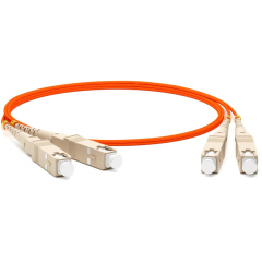 Патч-корды оптические Hyperline FC-D2-62-SC/PR-SC/PR-H-5M-LSZH-OR