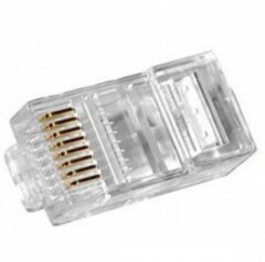 Разъемы Ethernet REXANT Джек RJ-45  8P-8C  CAT6  (со вставкой) (05-1031)