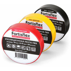 Изолента ПВХ 19х0.15x20 син. Fortisflex 71235
