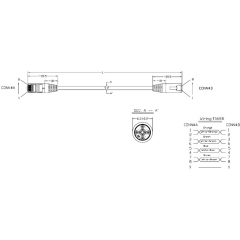 Hyperline PC-LPM-STP-RJ45-RJ45-C5e-1.5M-LSZH-BL