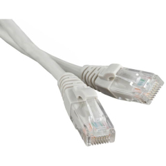 Патч-корды медные Hyperline PC-LPM-STP-RJ45-REV-RJ45-C5e-1M-LSZH-GY