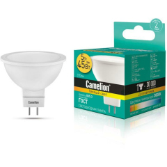 Лампа светодиодная LED5-S108/830/GU5.3 5Вт 3000К тепл. бел. GU5.3 370лм 220-240В Camelion 12041