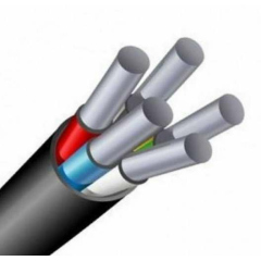 Кабель силовой Кабель АВВГ 5х4 ОК 0.66кВ (бухта) (м) Альгиз К ФР-00000414