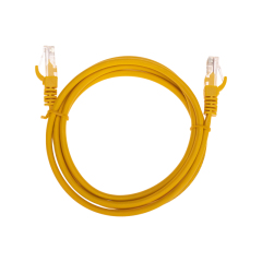 Патч-корды медные Патч-корд U/UTP, CAT 5e, RJ45-RJ45, 26AWG, LSZH, желтый, 1,5м  REXANT (02-0105-105)