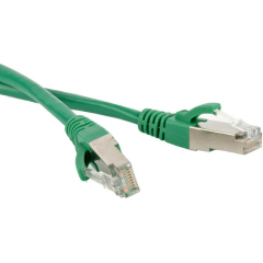 Патч-корды медные Hyperline PC-LPM-STP-RJ45-RJ45-C5e-2M-LSZH-GN