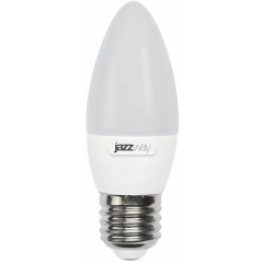 Лампа светодиодная PLED-SP C37 7Вт свеча 3000К тепл. бел. E27 530лм 230В JazzWay 1027825-2