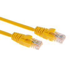 Патч-корд U/UTP, CAT 5e, RJ45-RJ45, 26AWG, LSZH, желтый, 1,5м  REXANT (02-0105-105)