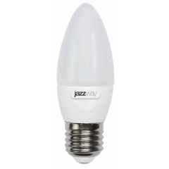 Лампа светодиодная PLED-SP C37 9Вт свеча 5000К холод. бел. E27 820лм 230В JazzWay 5001954A