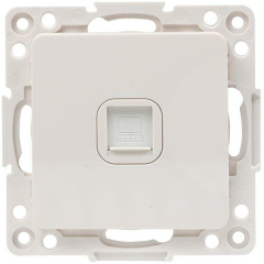 Механизм розетки RJ-45 1-м Стокгольм бел. PROxima EKF EYK01-035-10