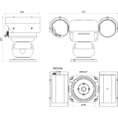 IP-камера  Beward B89R-5020Z36F