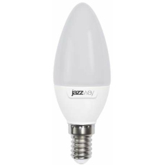 Лампа светодиодная PLED-SP C37 7Вт свеча 5000К холод. бел. E14 560лм 230В JazzWay 1027832-2