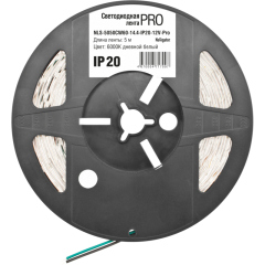 Лента/полоса светодиодная Лента светодиодная 71 709 NLS-5050CW60-14.4-IP20-12V-Pro R5 14.4Вт/м (уп.5м) Navigator 71709