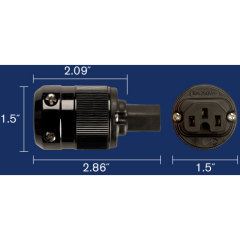 Коннектор IEC C19 Wattgate 320i HC